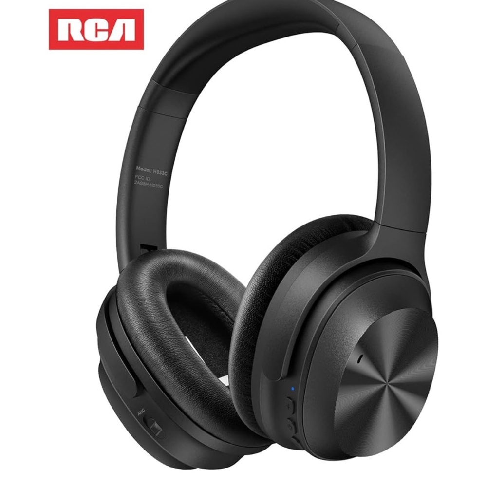 Over-Ear Wireless Noise Canceling Headphones - Black